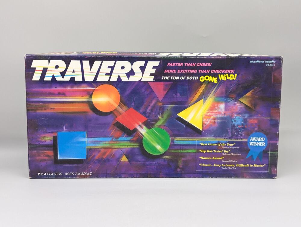 Traverse Board Game 2-4 Players Vintage 1992 Educational Insights Complete